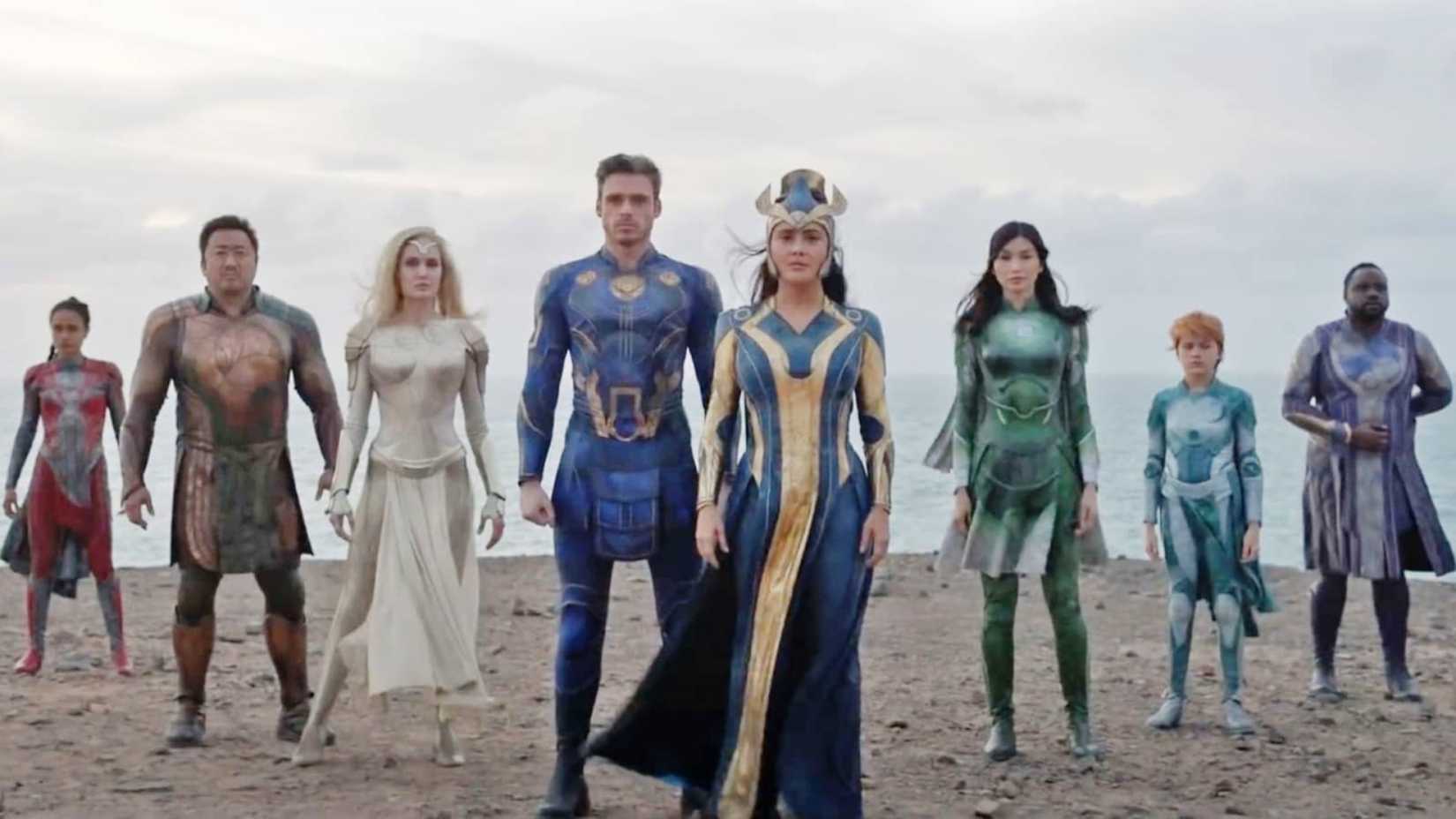 The main cast from Marvel's MCU film the Eternals