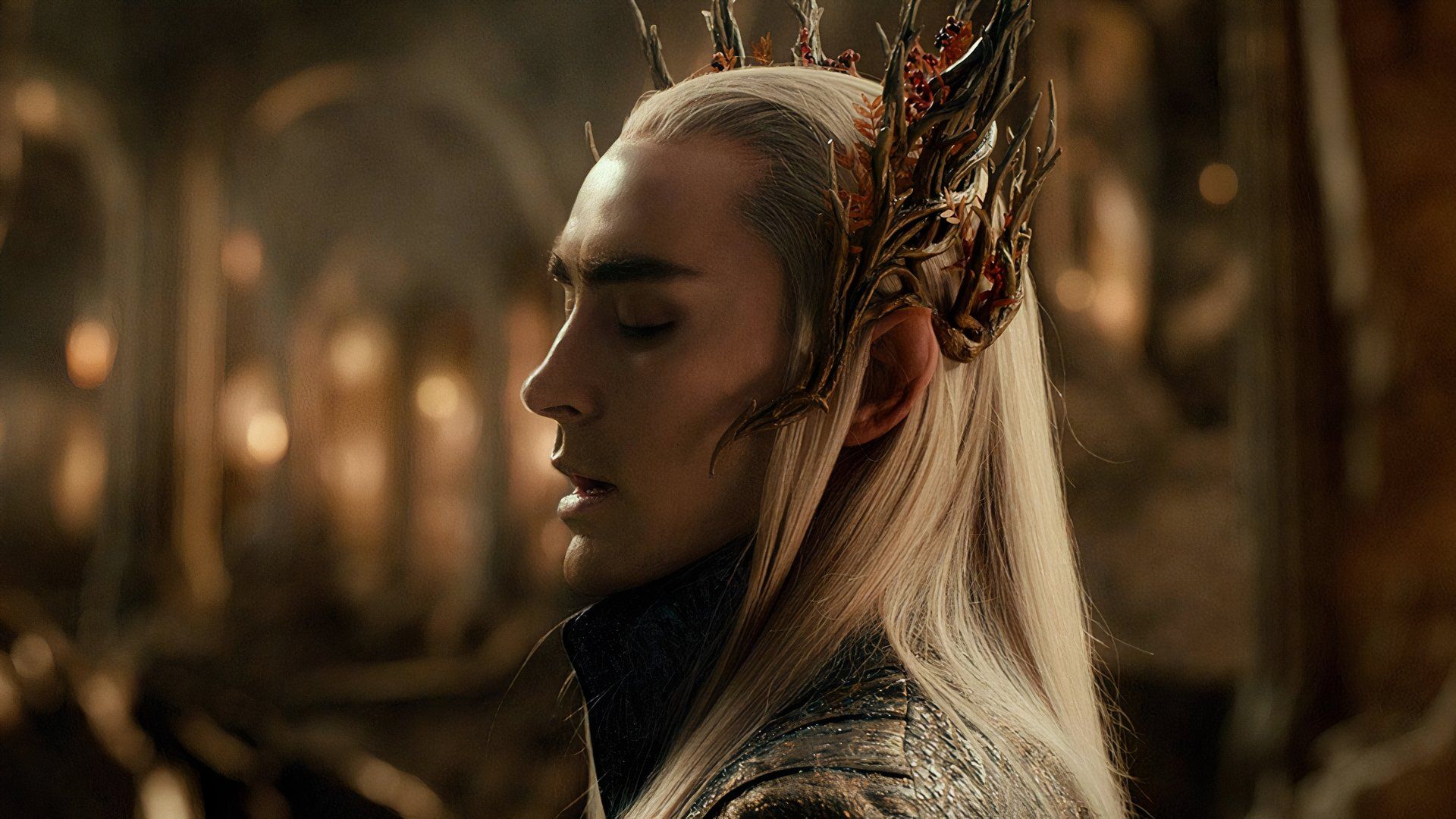 Lee Pace as Thranduil in The Hobbit: The Desolation of Smaug