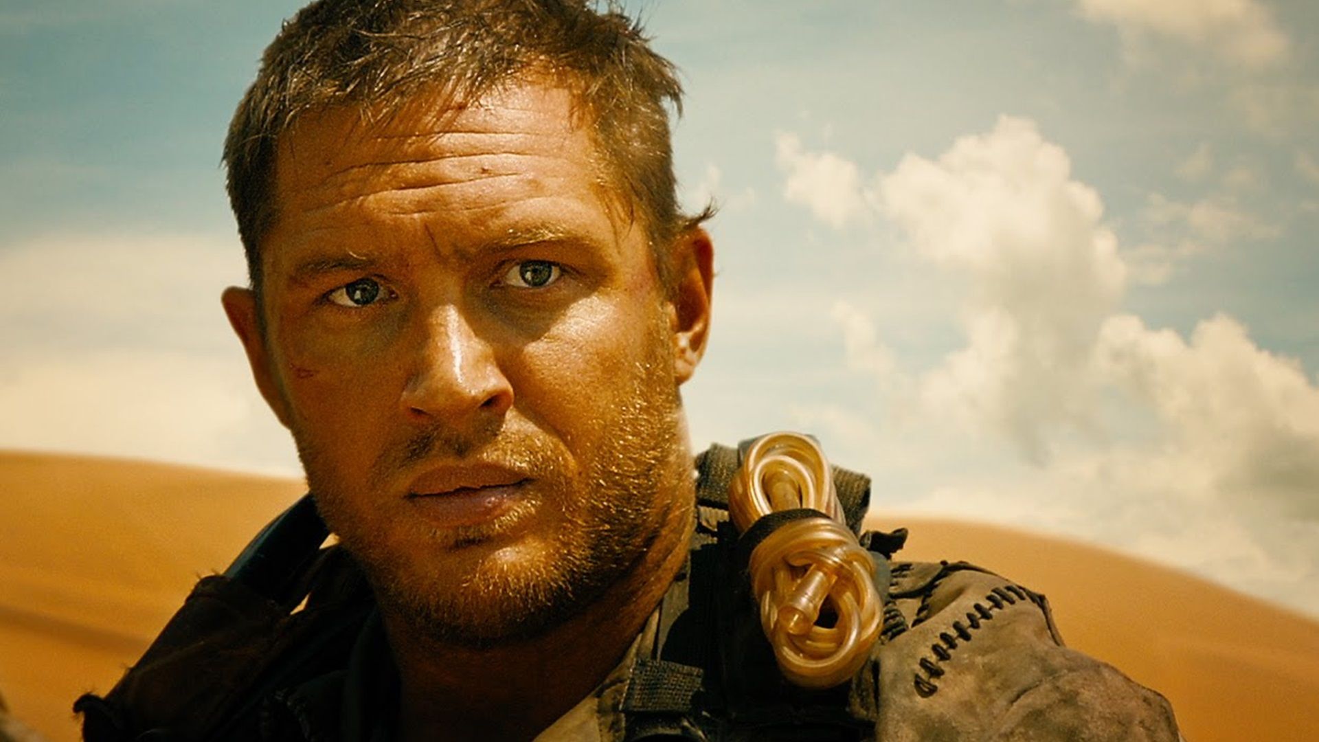 Tom Hardy as Mad Max in Fury Road.
