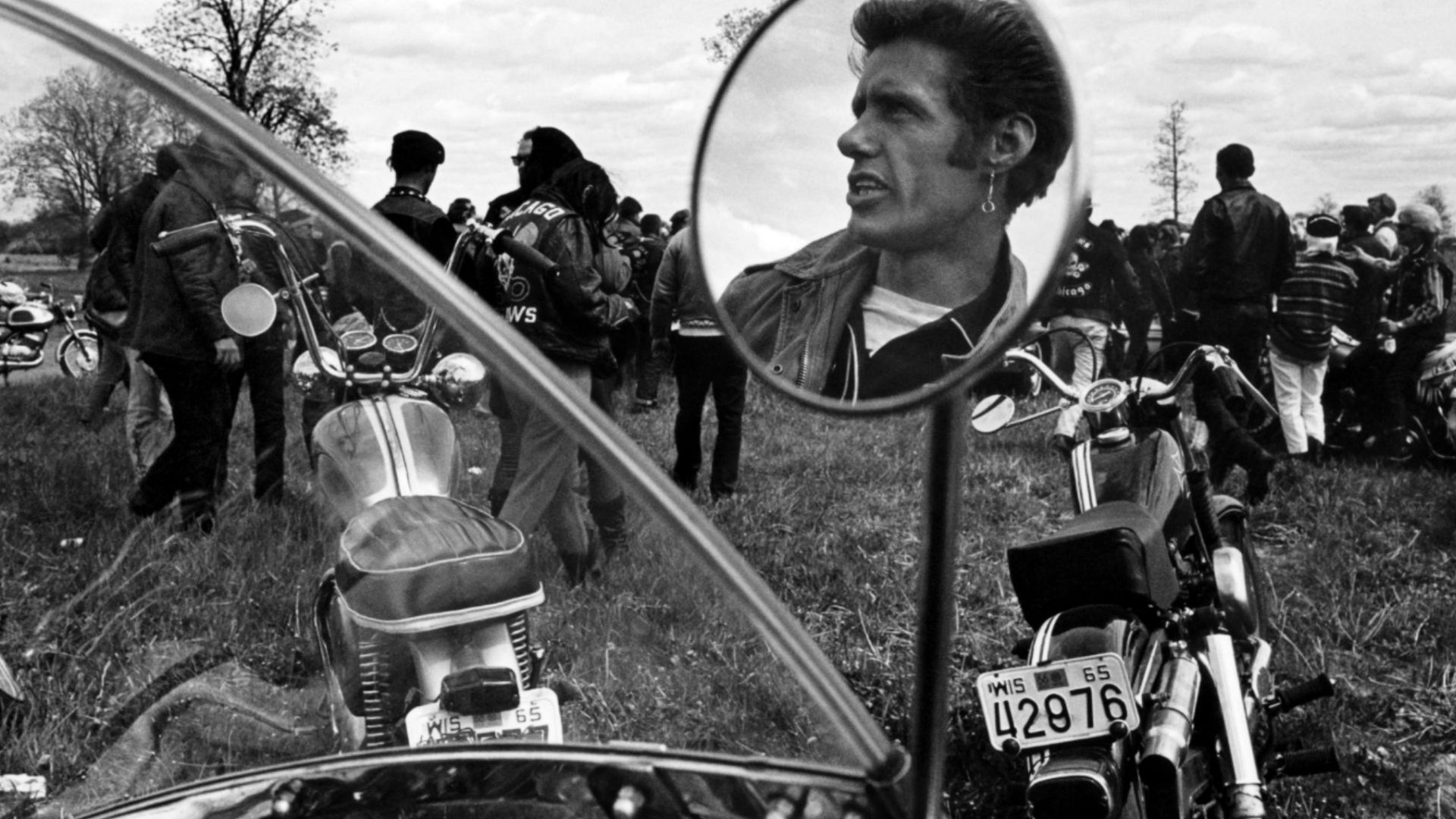 Photograph of Bikers by Danny Lyon