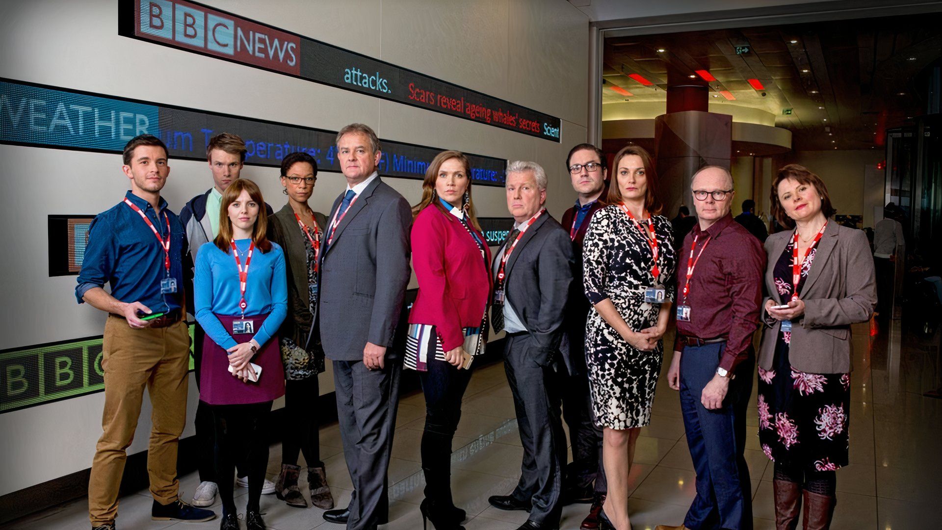 The cast of W1A