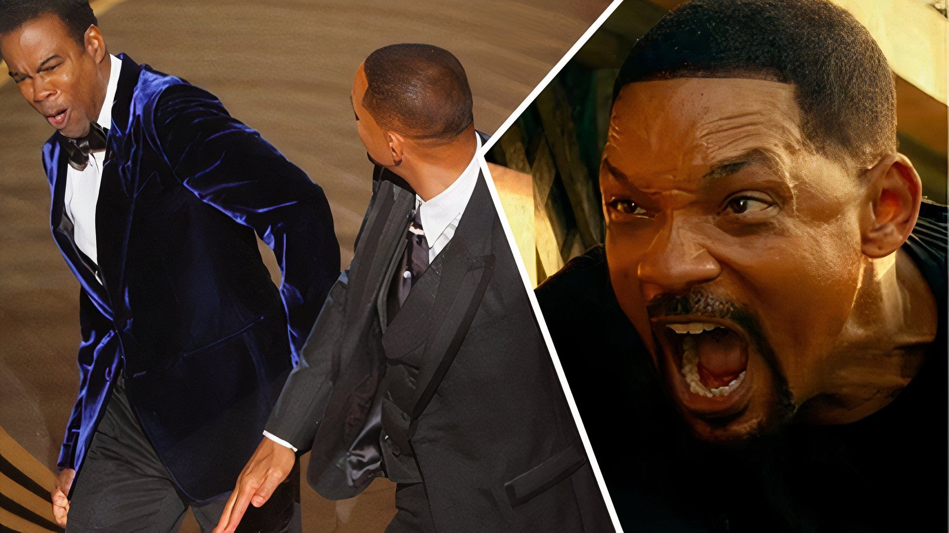 The Oscars slap and Will Smith shouting in Bad Boys: Ride or Die.