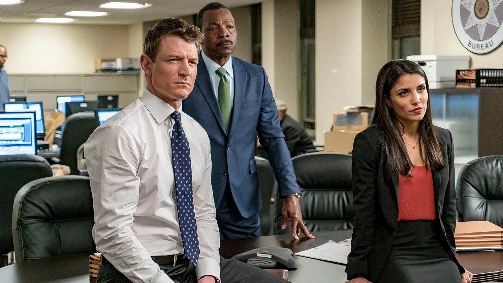 Philip Winchester stars as Peter Stone in Chicago Justice. 