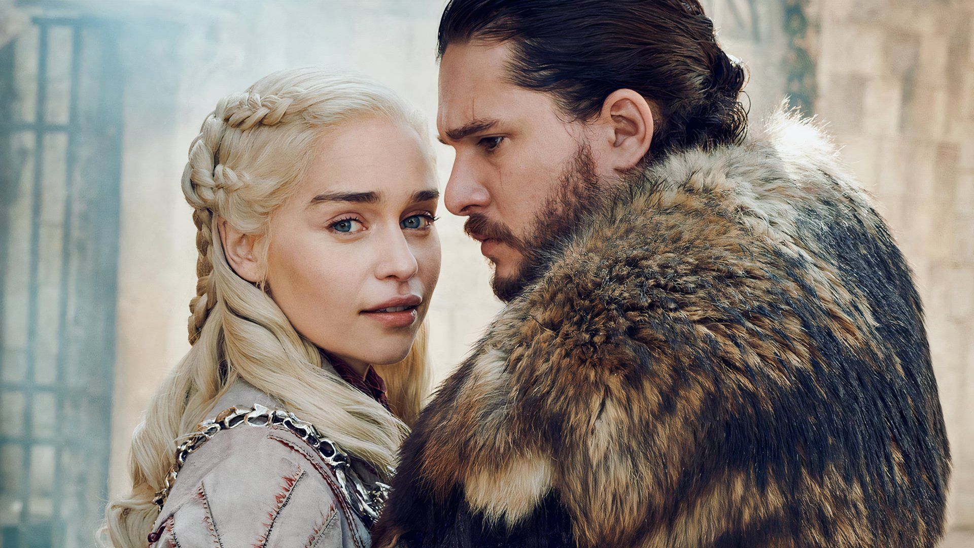 Daenerys and Jon Snow in Game of Thrones