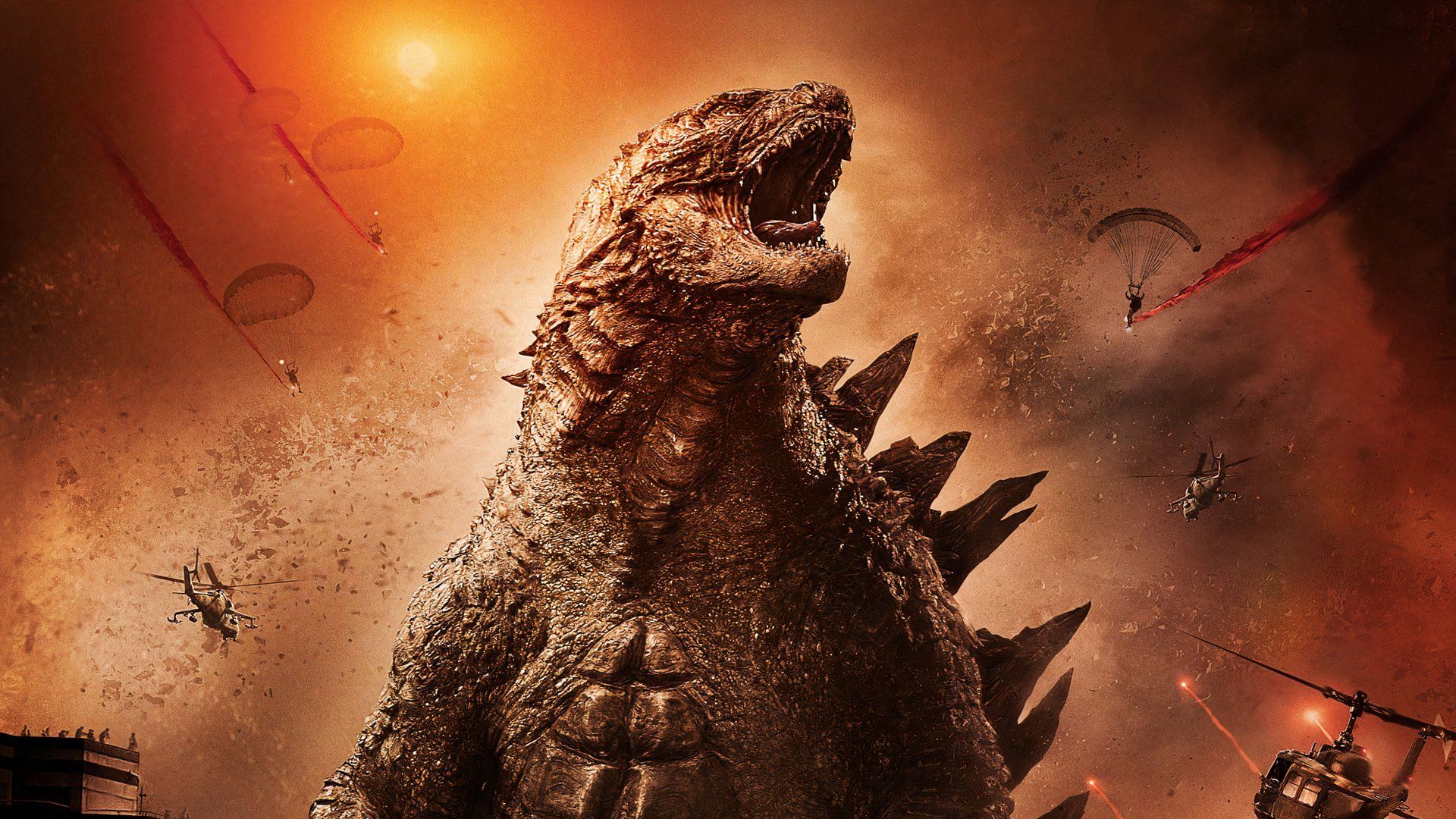 Godzilla 2014 one-sheet