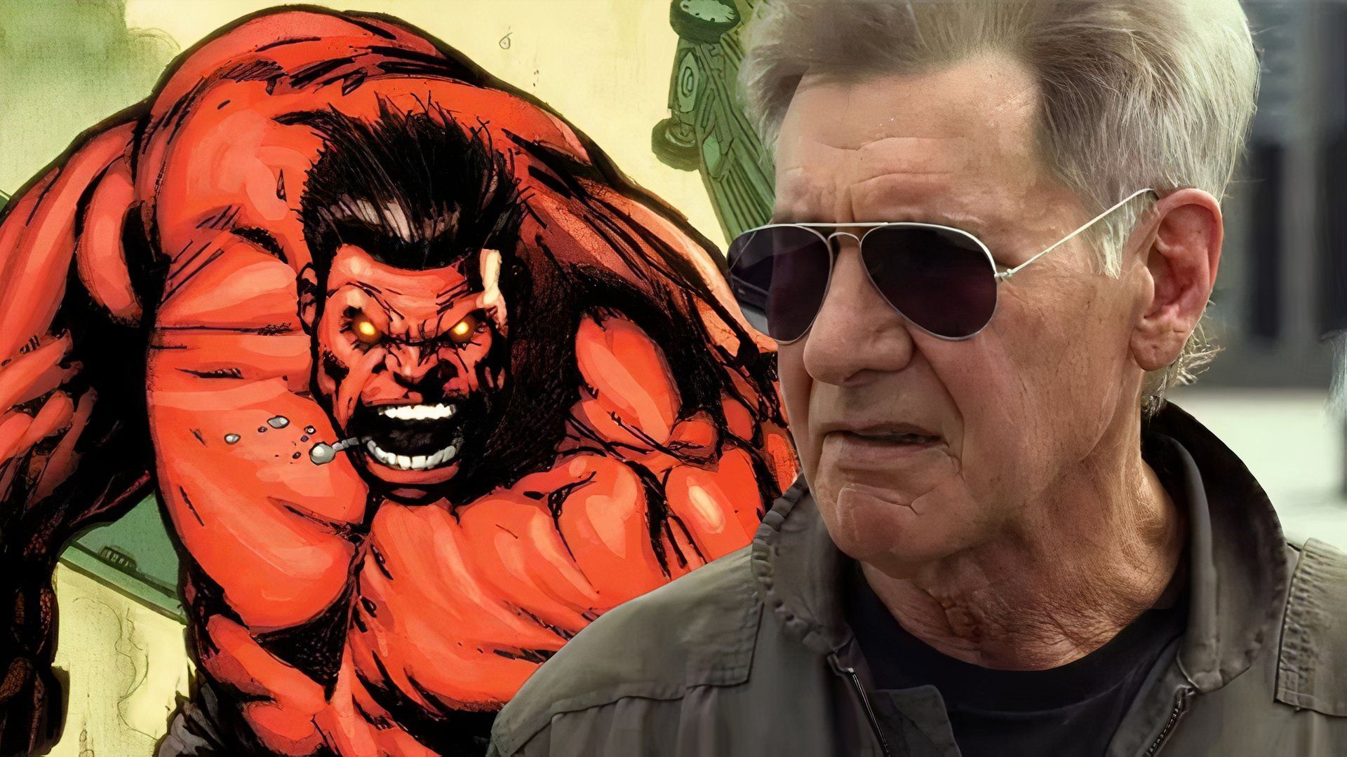 Harrison Ford Hulks Out at SDCC After Red Hulk Transformation Reveal