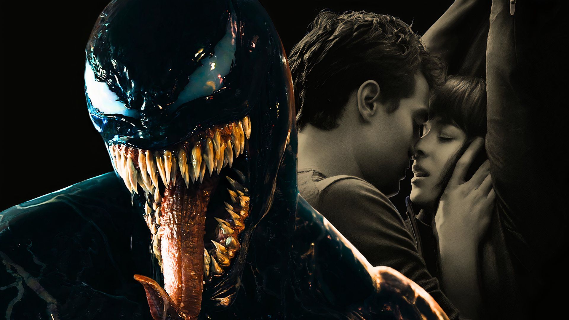 A custom image of Venom and Fifty Shades of Grey