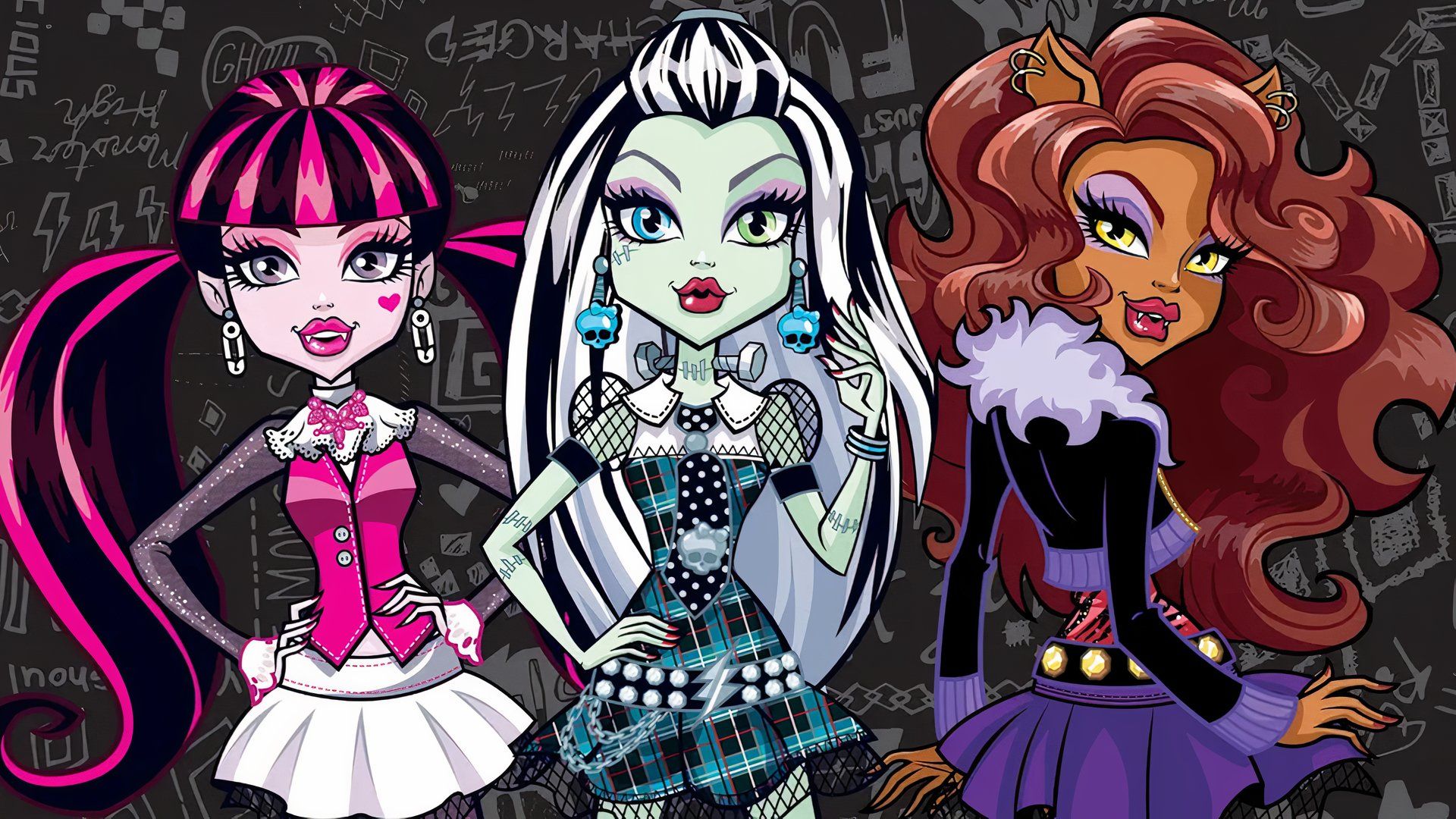 Characters from the Monster High web series.