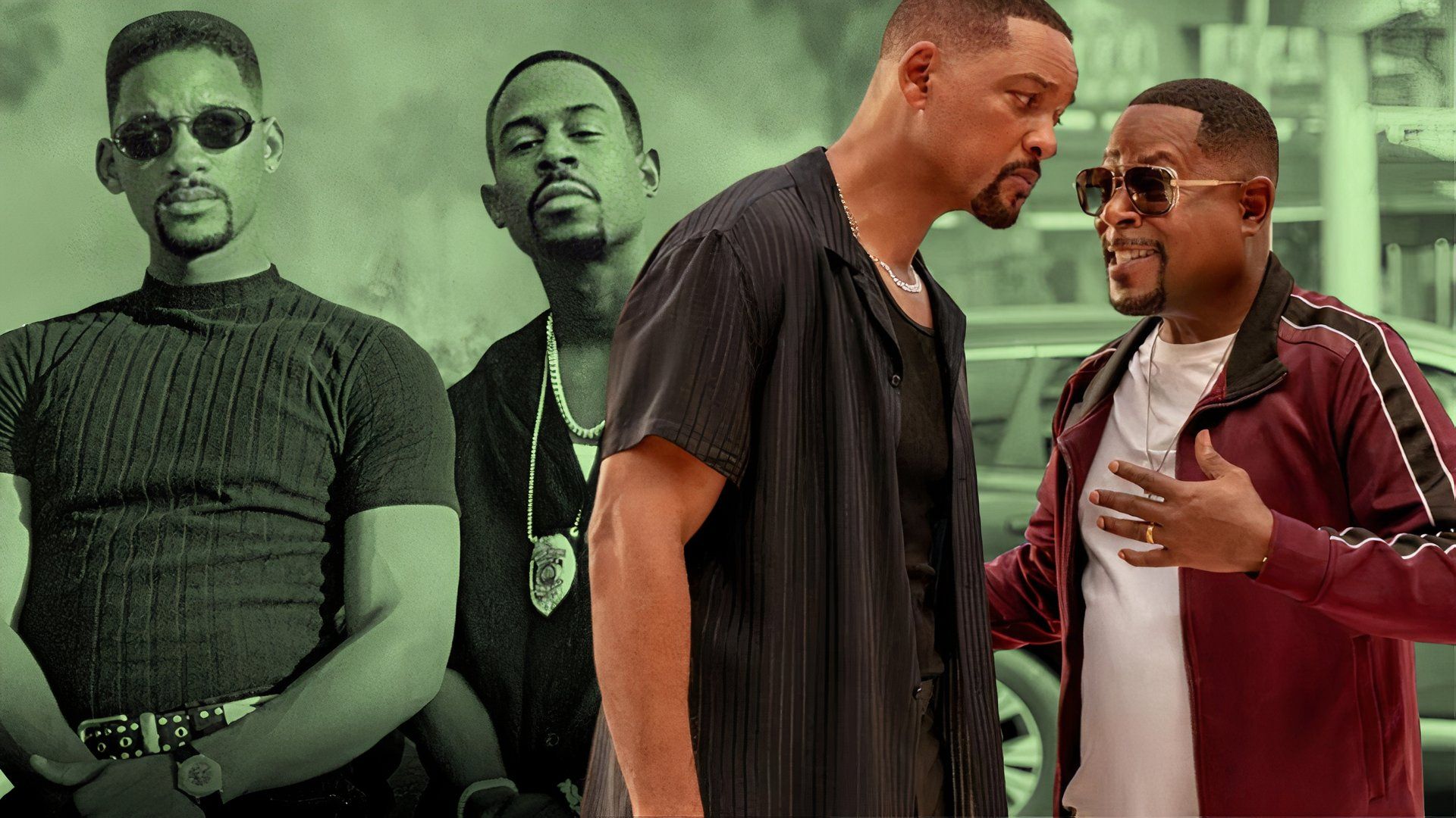Will Smith and Martin Lawrence in an edited image of the Bad Boys franchise 