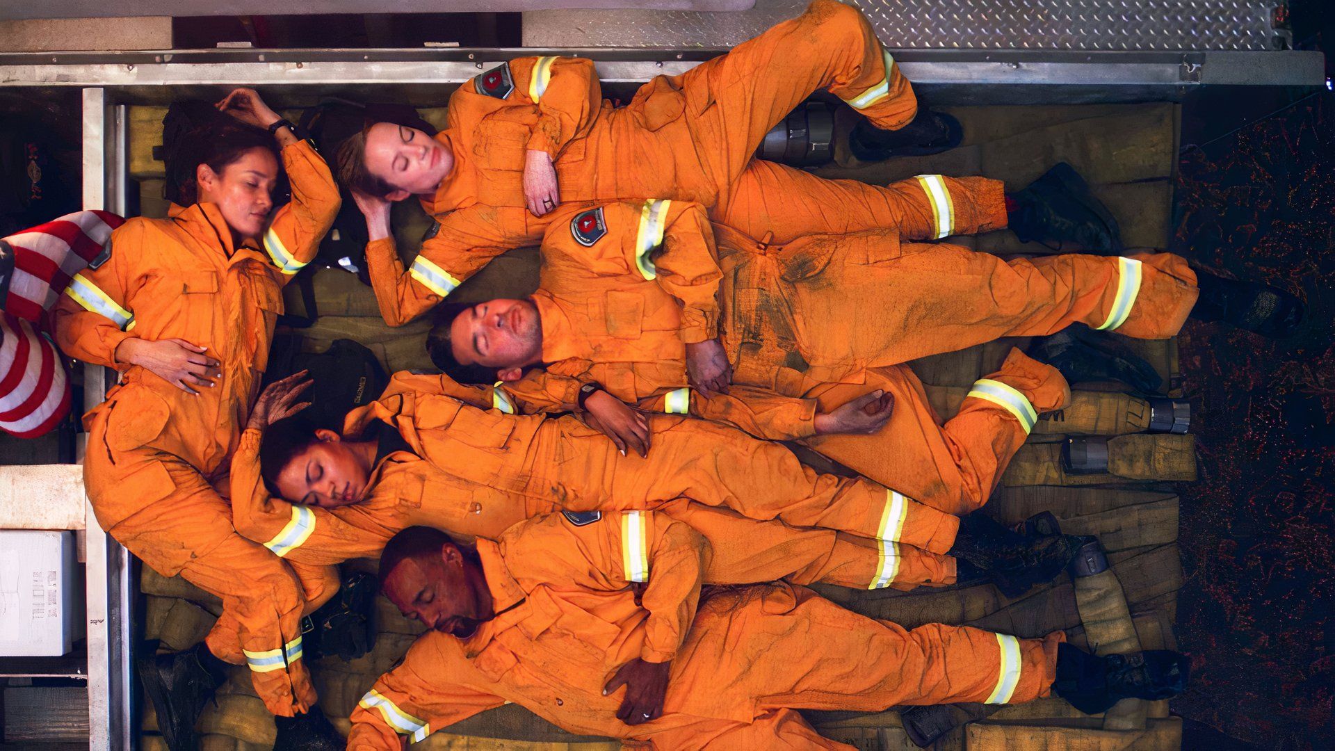 The crew sleeps on the engine in Station 19