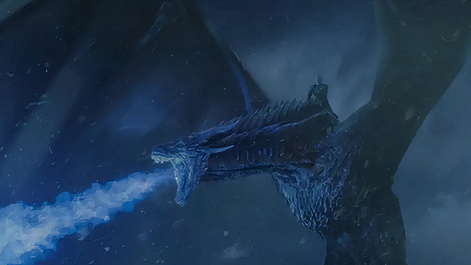 Viserion and the Night King - Game of Thrones
