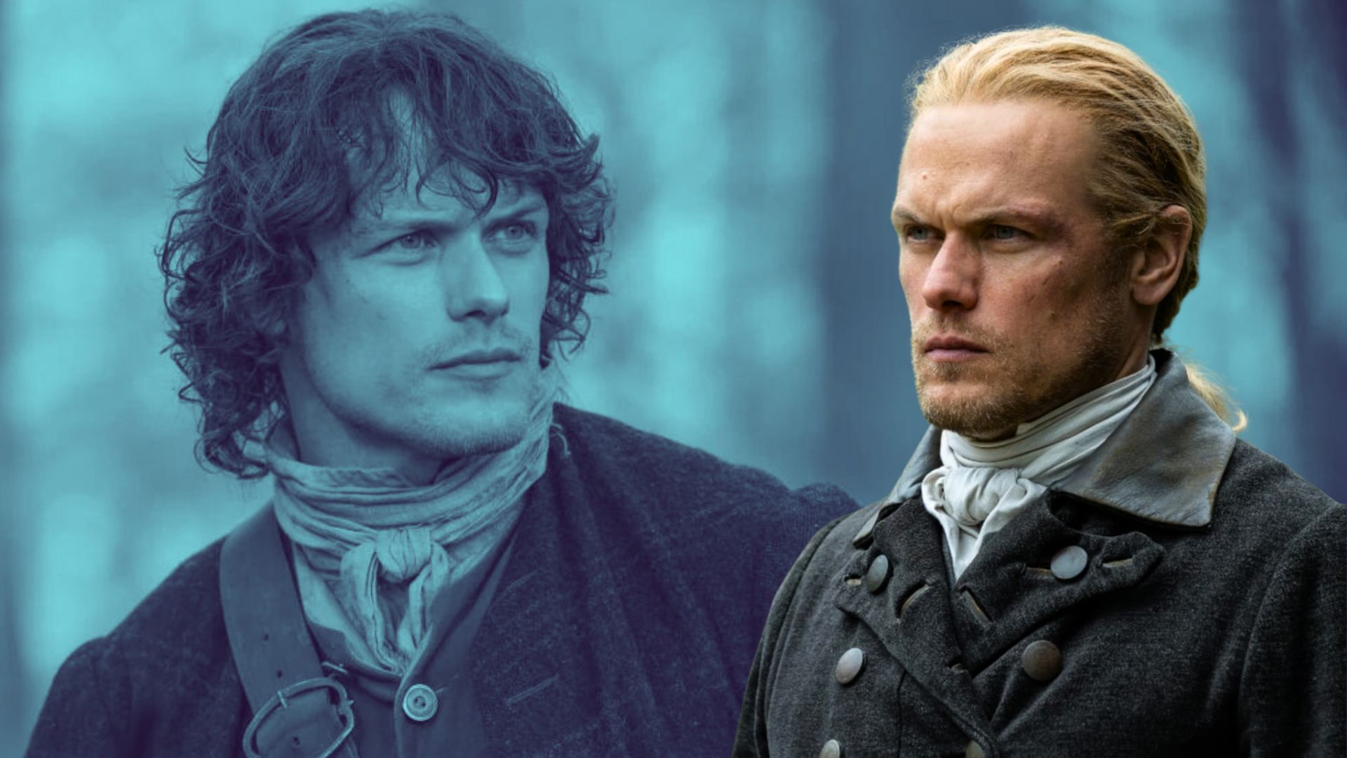 A custom image of Sam Heughan in Outlander