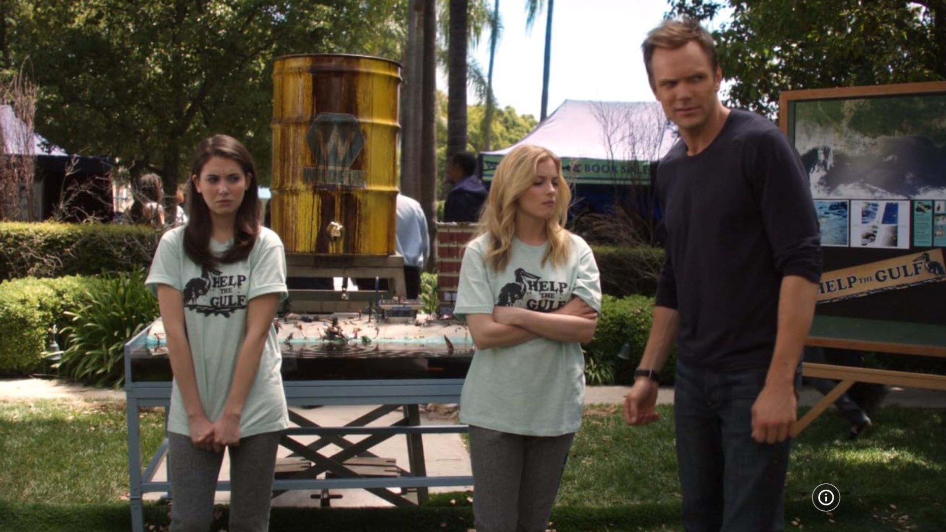 Alison Brie, Joel McHale, and Gillian Jacobs in Community
