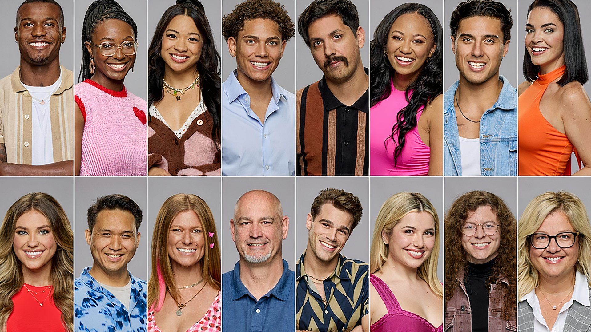 A collage of the Big Brother 26 cast members