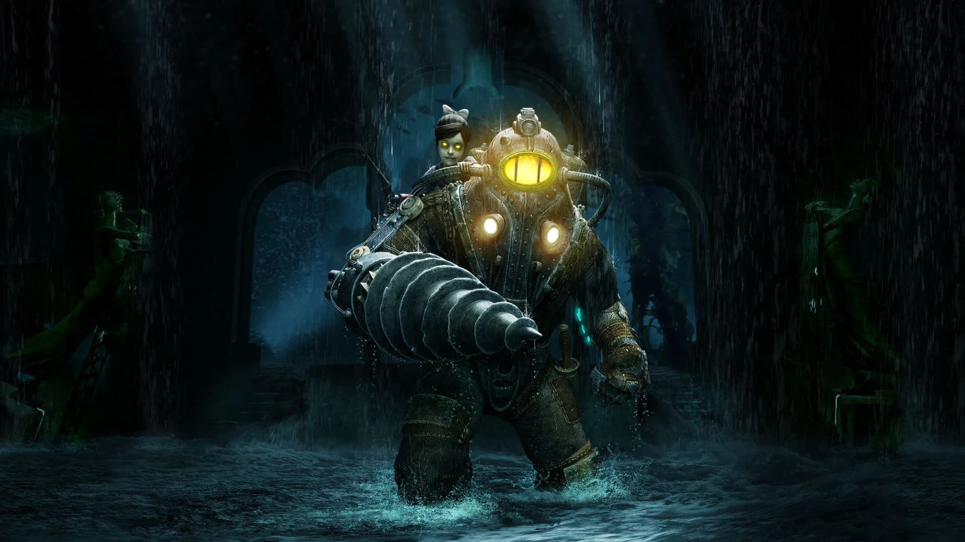 A scene from BioShock