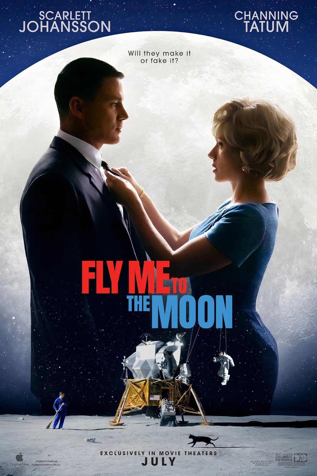 Fly Me to the Moon movie poster 2024