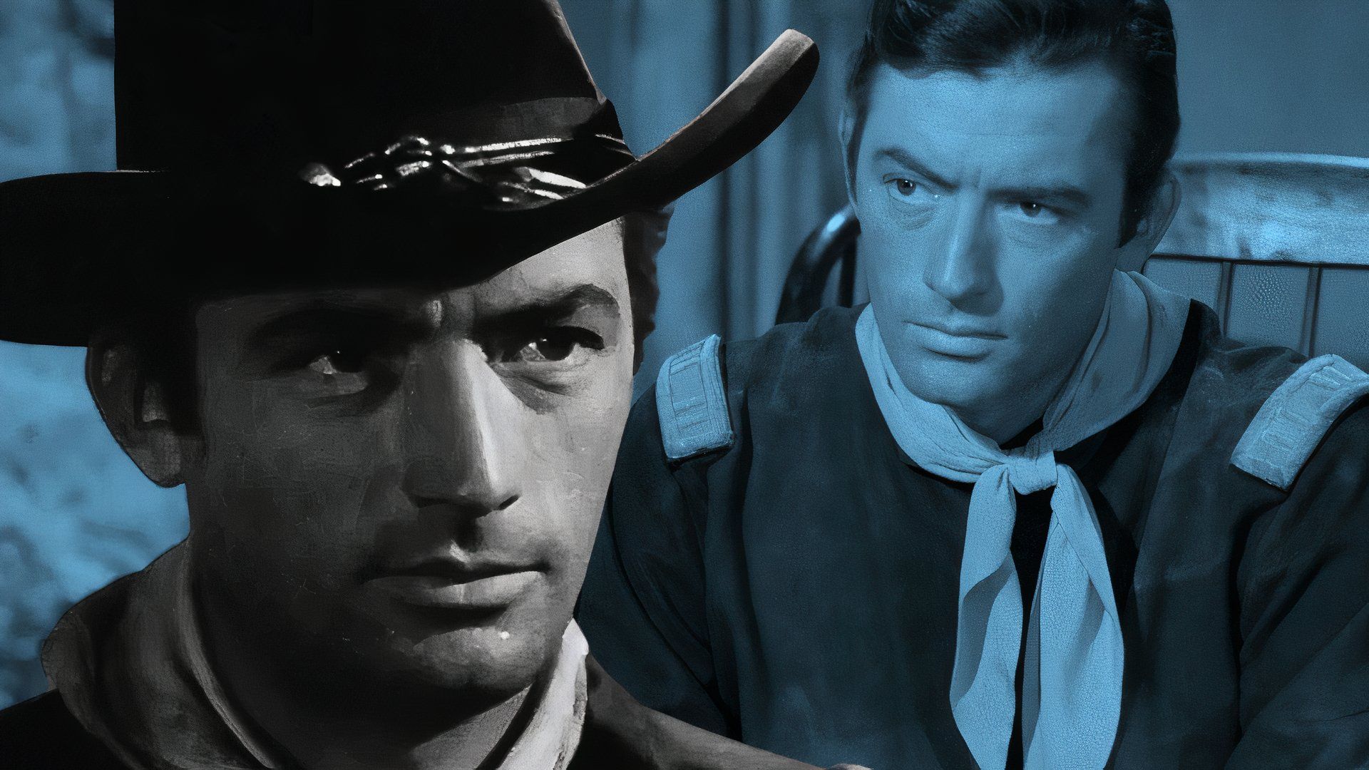 A custom image of Gregory Peck in Only the Valiant