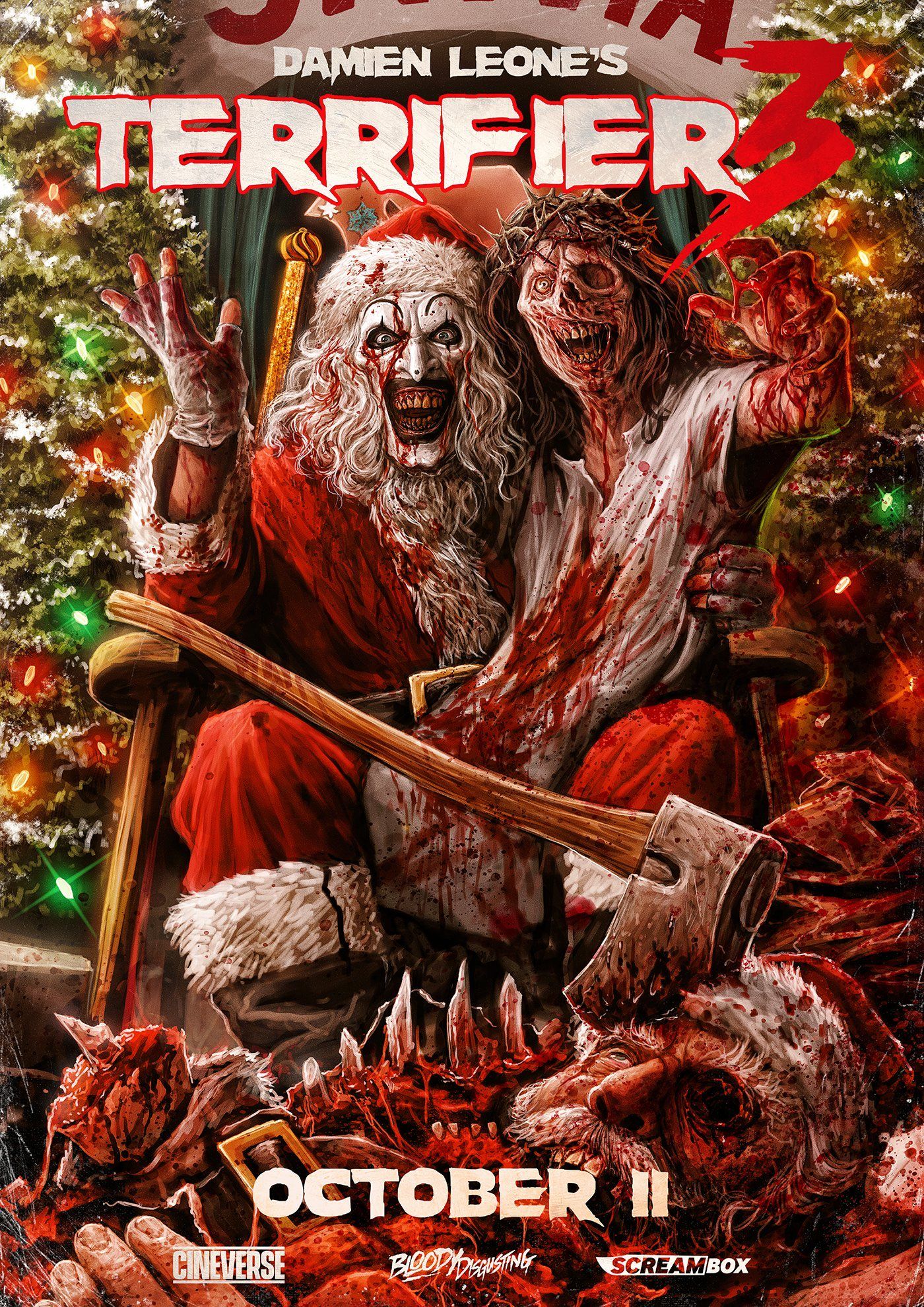 Art the Clown Slays as Santa in New Teaser for Terrifier 3