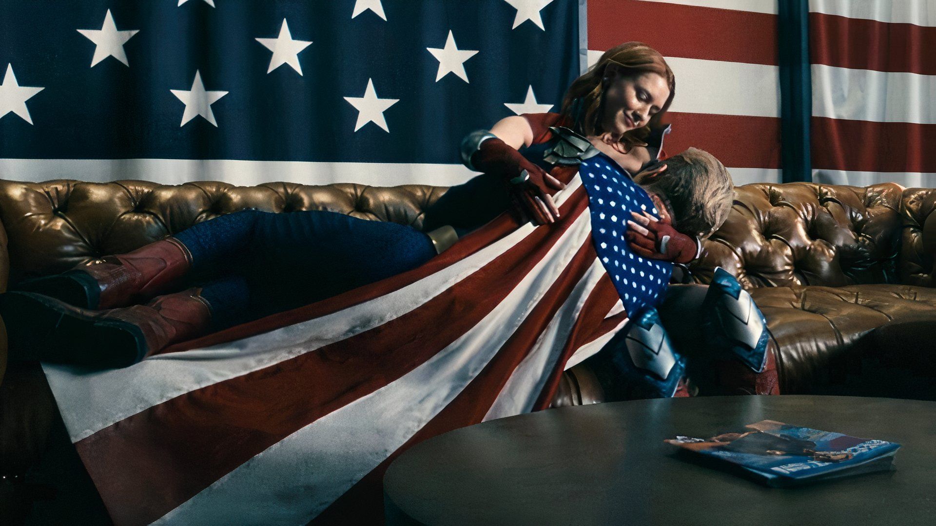 Homelander breastfeeding with Firecracker in The Boys