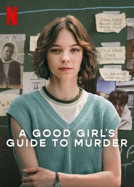 Emma Myers looks directly into the camera in A Good Girl's Guide to Murder