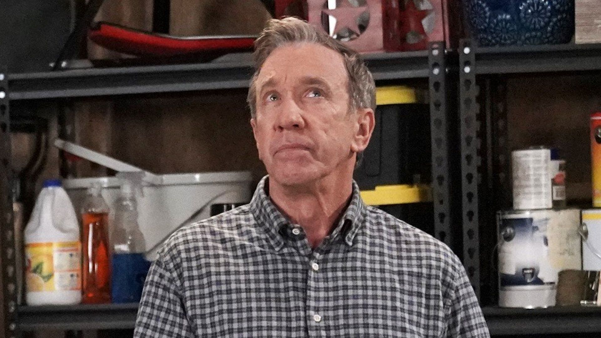 Tim Allen as Mike Baxter rolls his eyes in a scene from Last Man Standing