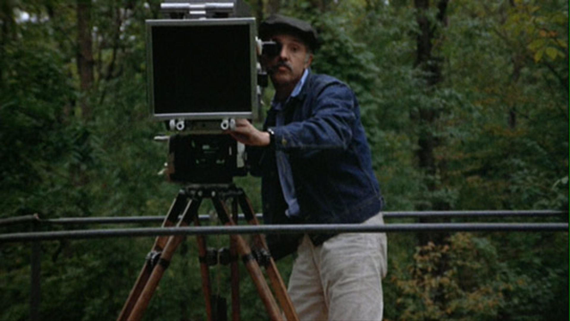 Last shot of Medium Cool with Haskell Wexler pointing the camera at you