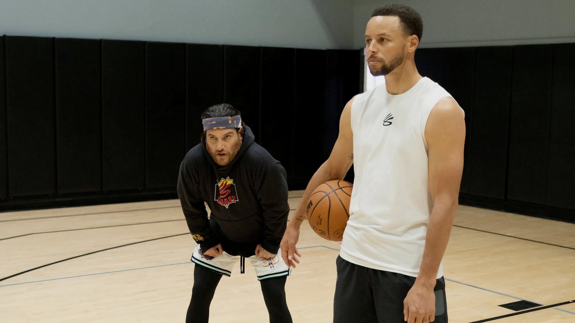 Adam Pally Praises Steph Curry's Comedic Timing in Mr. Throwback