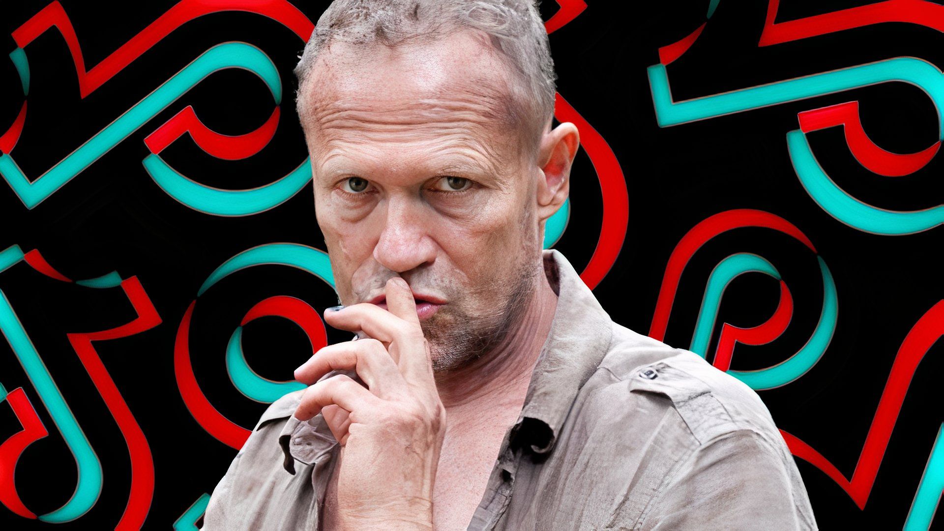 Michael Rooker goes silent on TikTok.