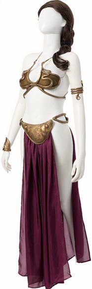 The Princess Leia bikini costume from Star Wars Return of the Jedi