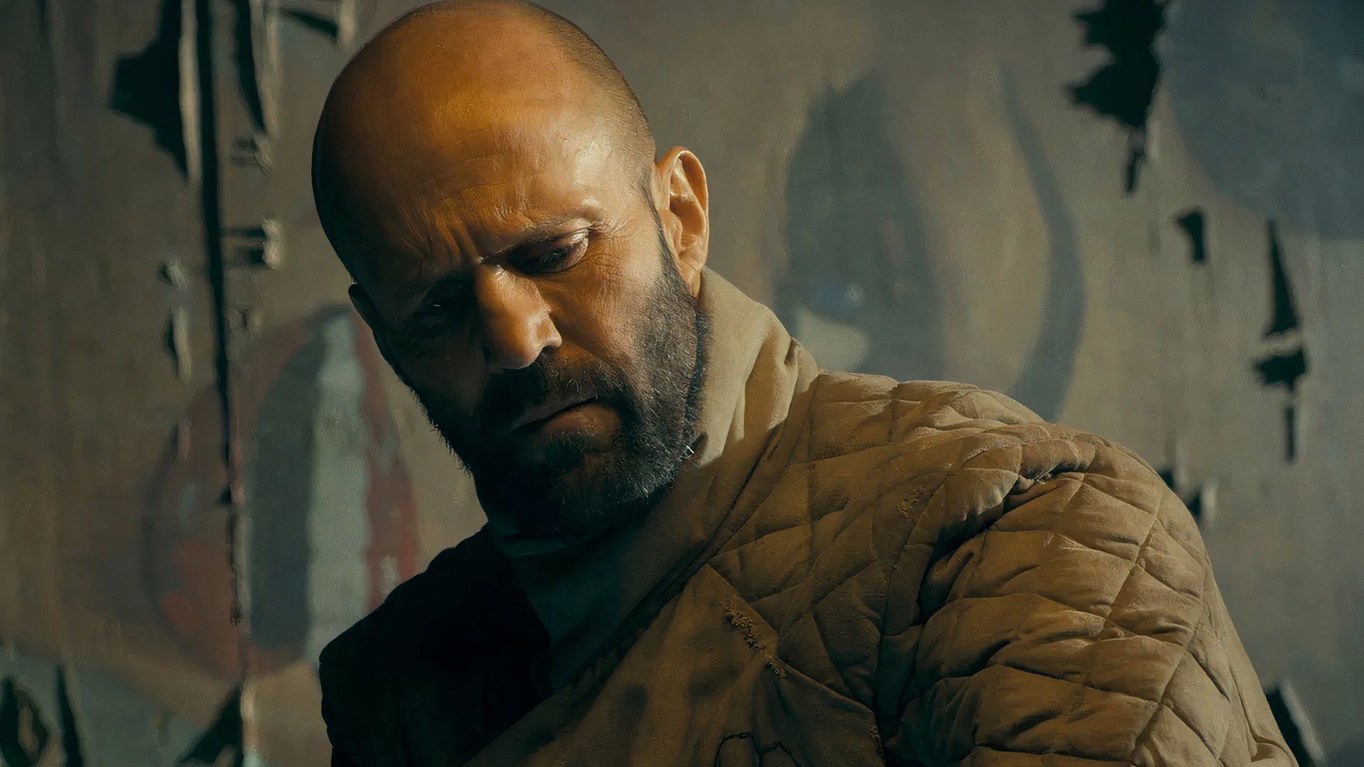 Jason Statham in the film the beekeeper