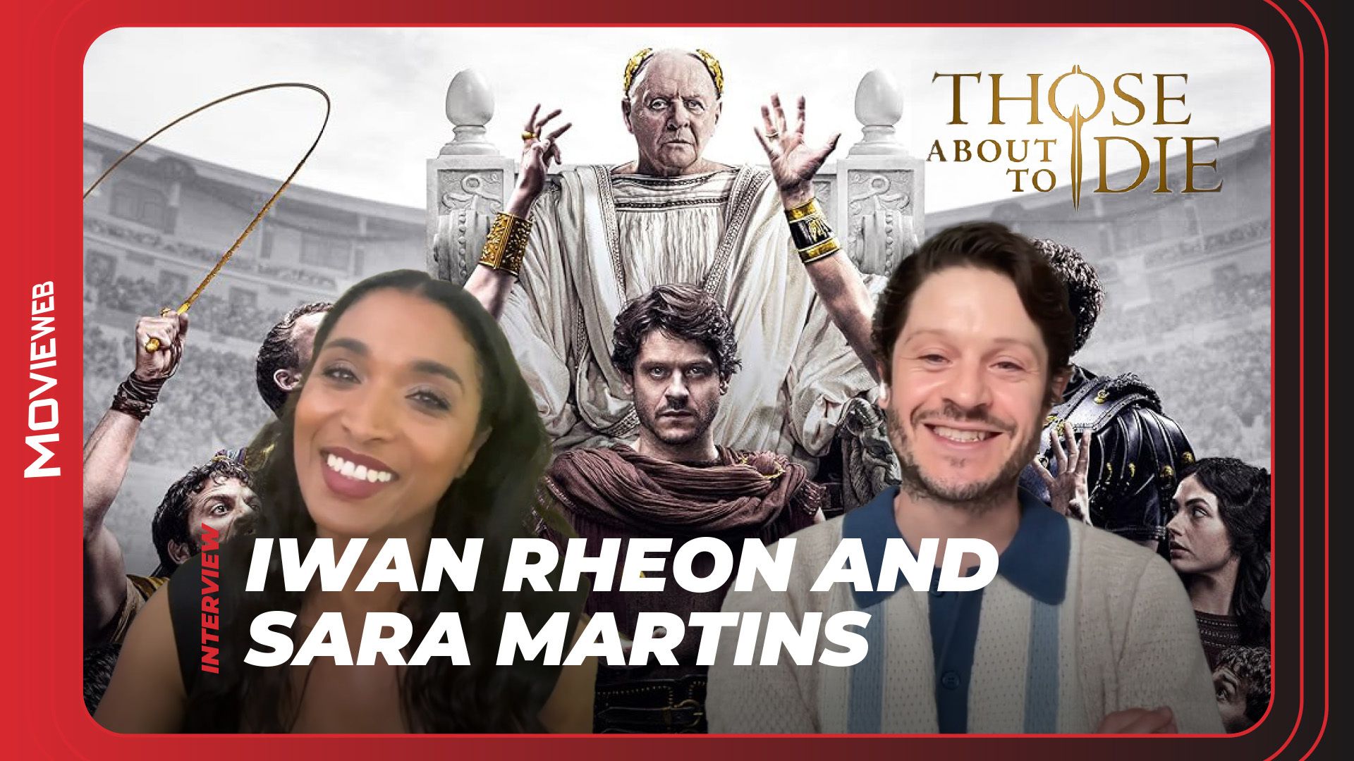 Those About to Die - Iwan Rheon and Sara Martins Interview