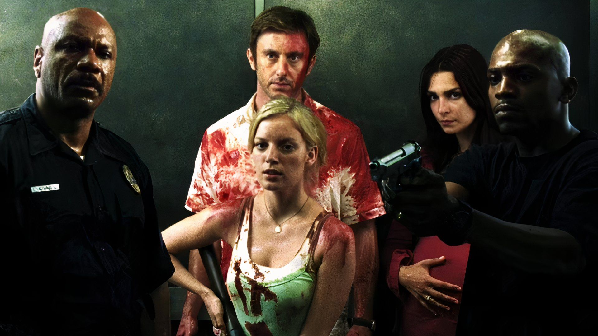 Ving Rhames, Sarah Polley, Jake Weber, Mekhi Phifer and Inna Korobkina in Dawn of the Dead