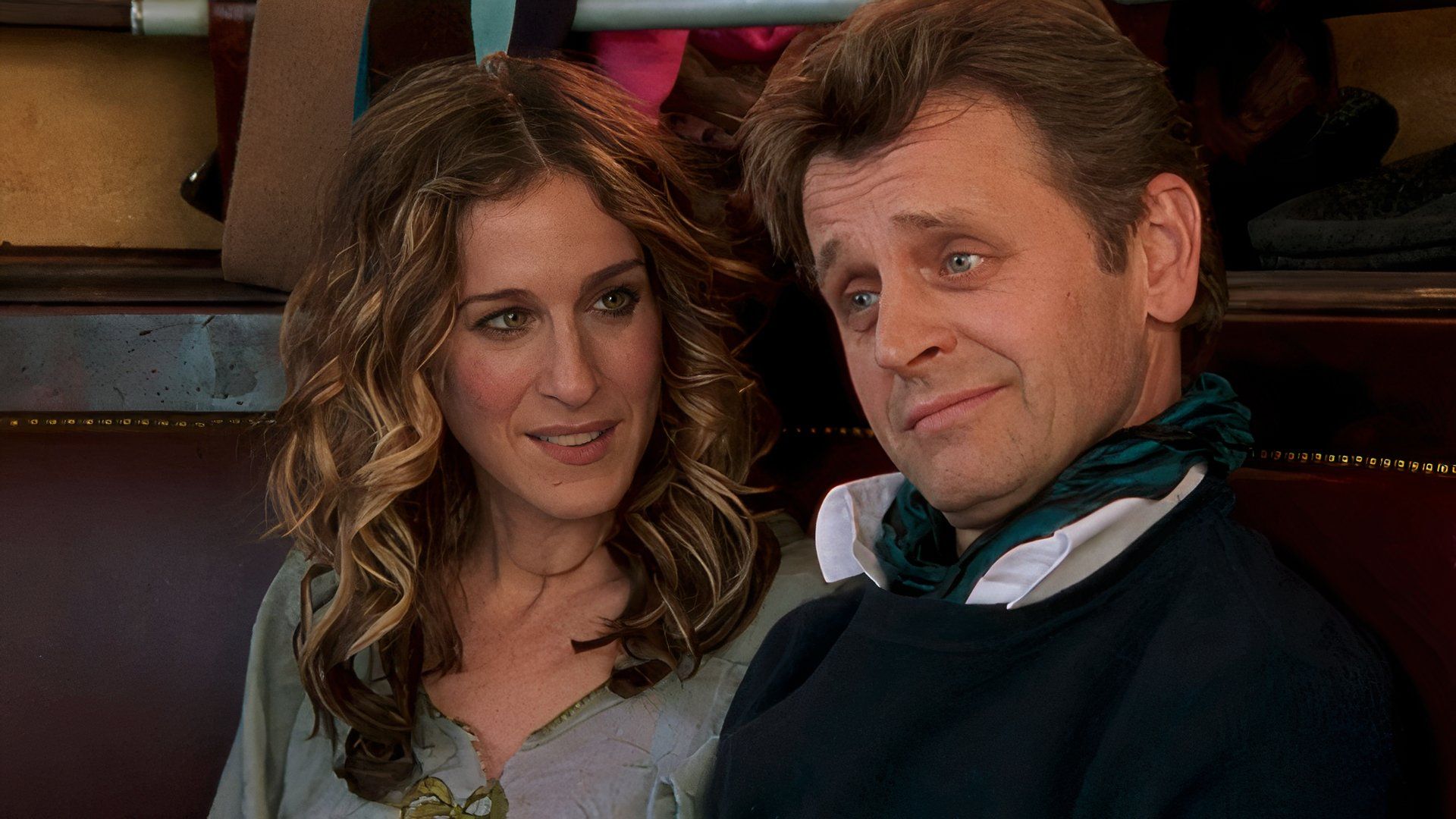 A still of Carrie and Alexandr in Sex and the City