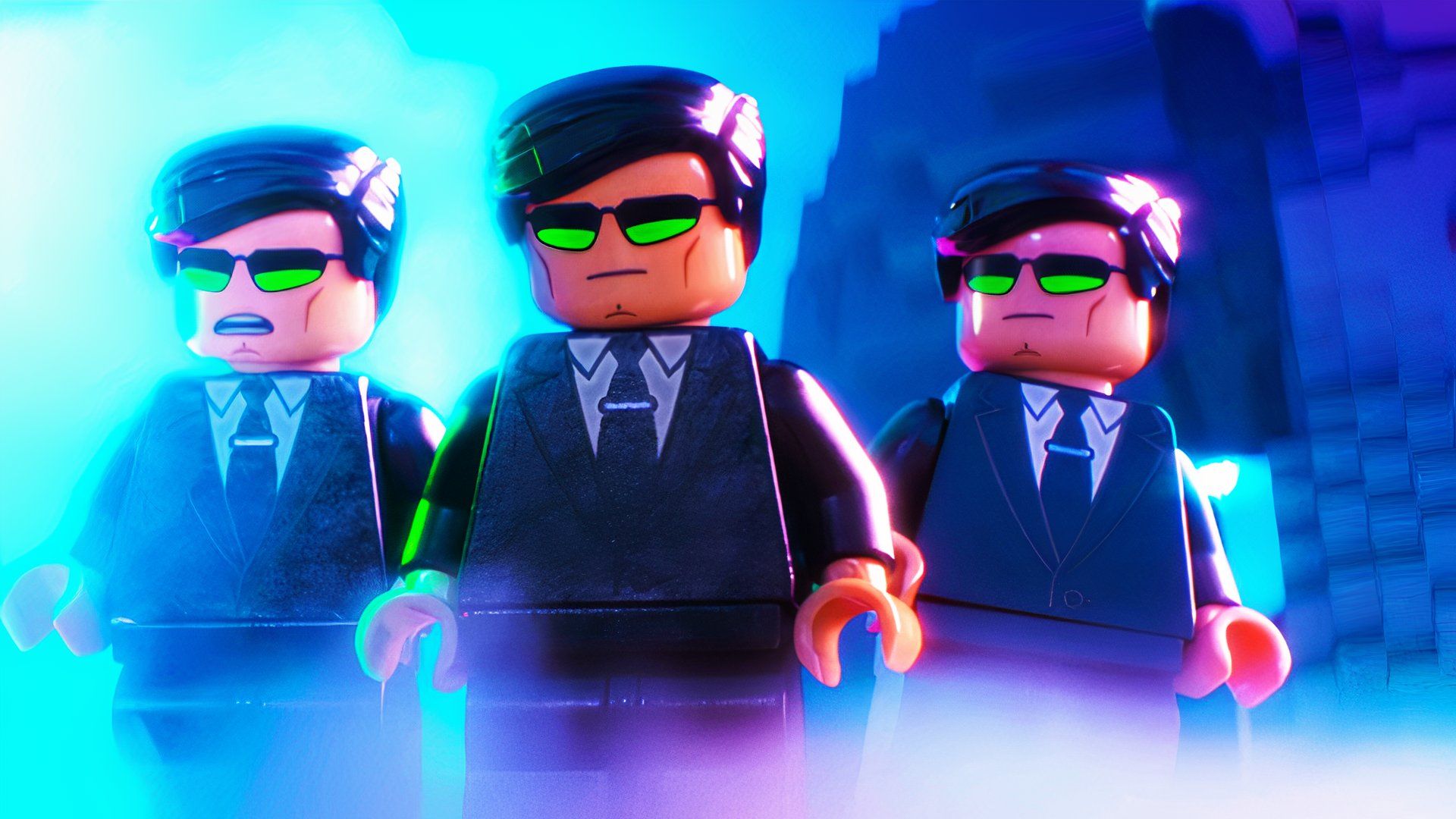 Agent Smith from the Matrix Lego version