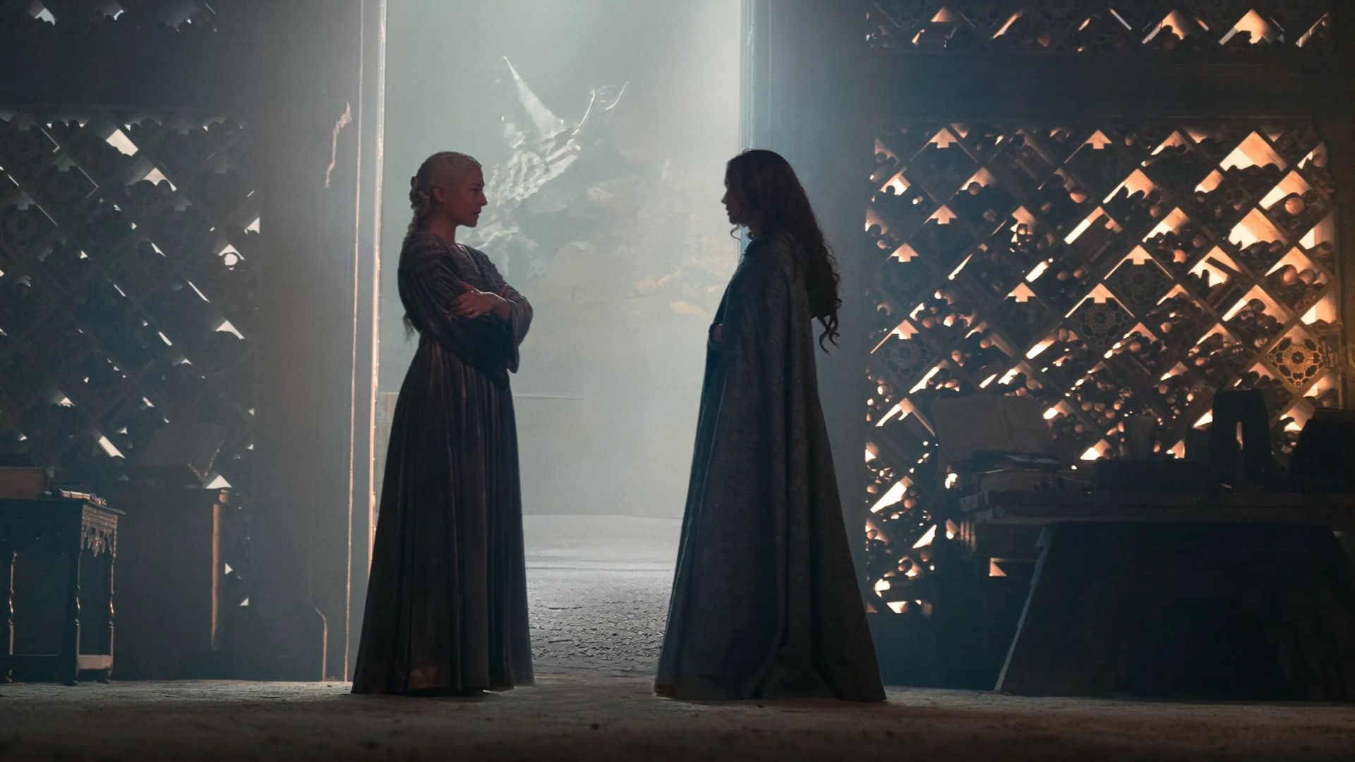 alicent and rhaenyra speak in house of the dragon season 2's finale