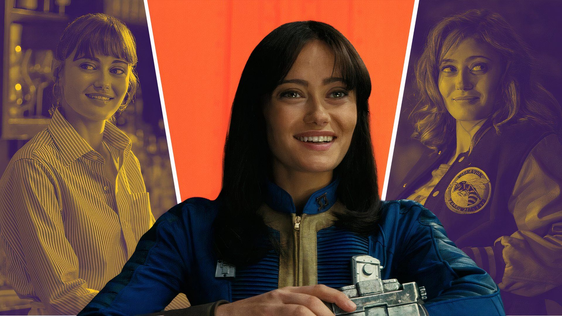 A custom image of Ella Purnell in Fallout, Yellowjackets, Sweetbitter