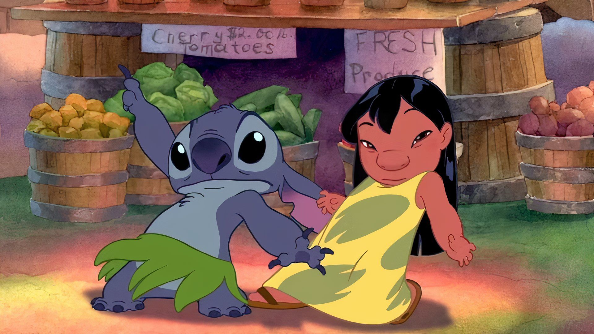 Chris Sanders and Davey Chase in Lilo & Stitch