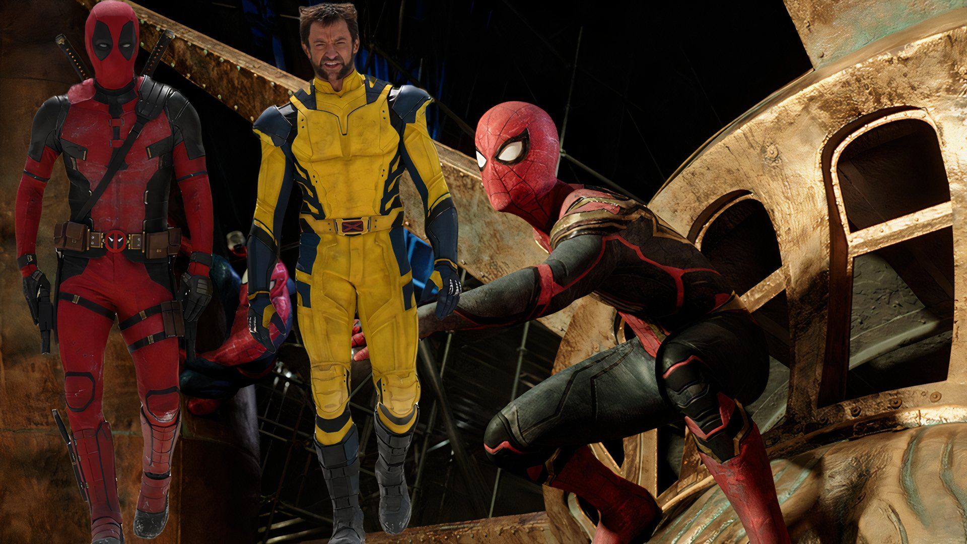 Deadpool Wolverine Spider-Man No Way Home