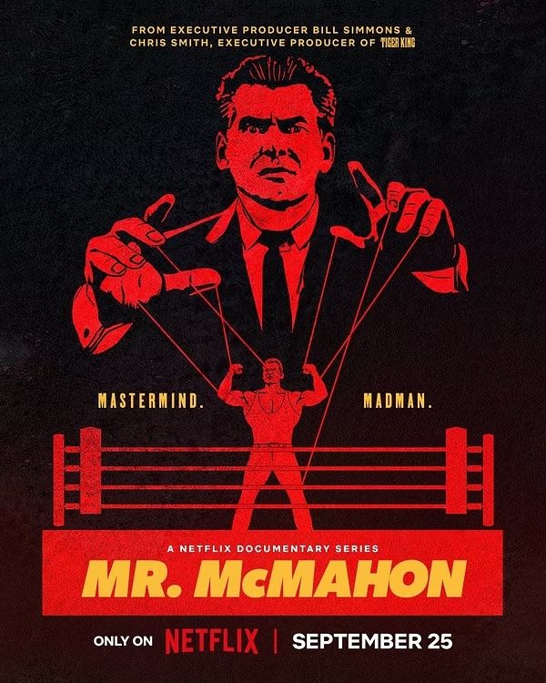 Official poster for Netflix's Mr. McMahon