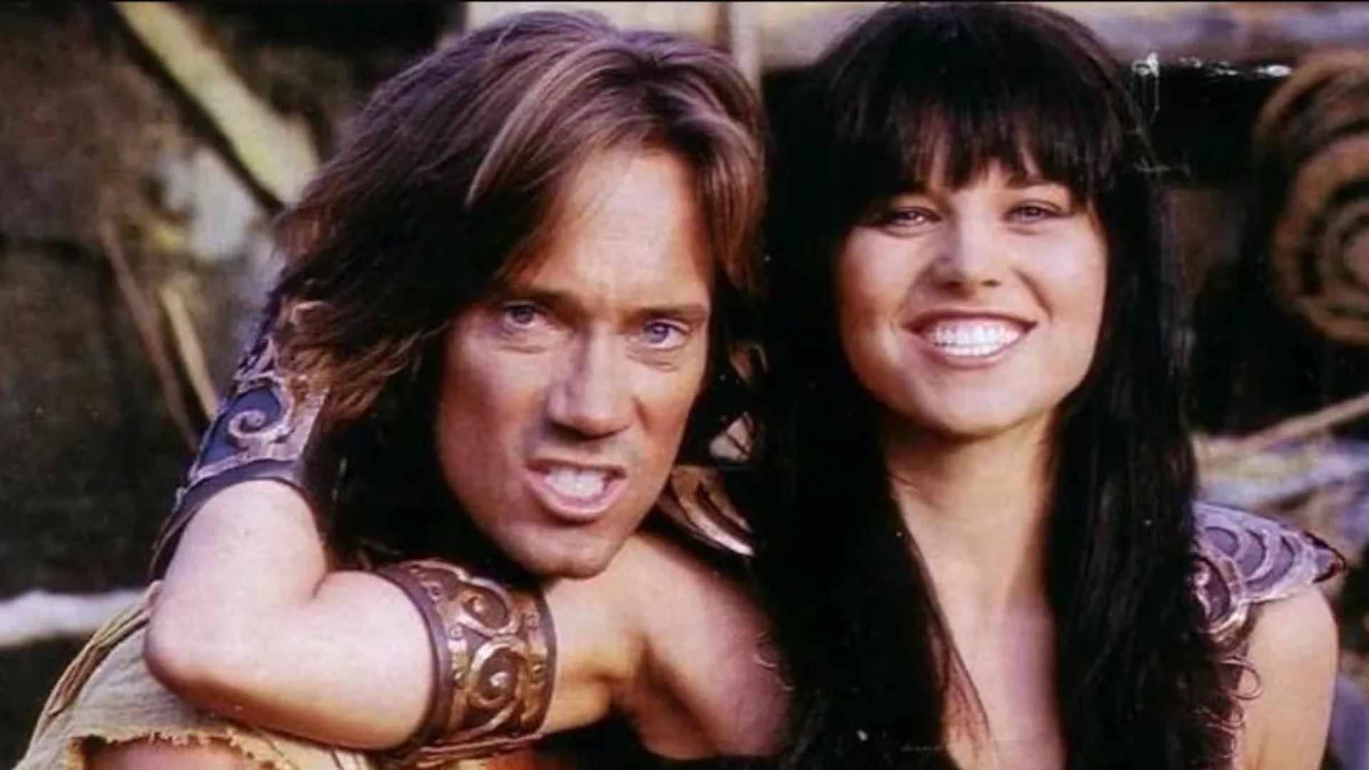 Kevin Sorbo and Lucy Lawless