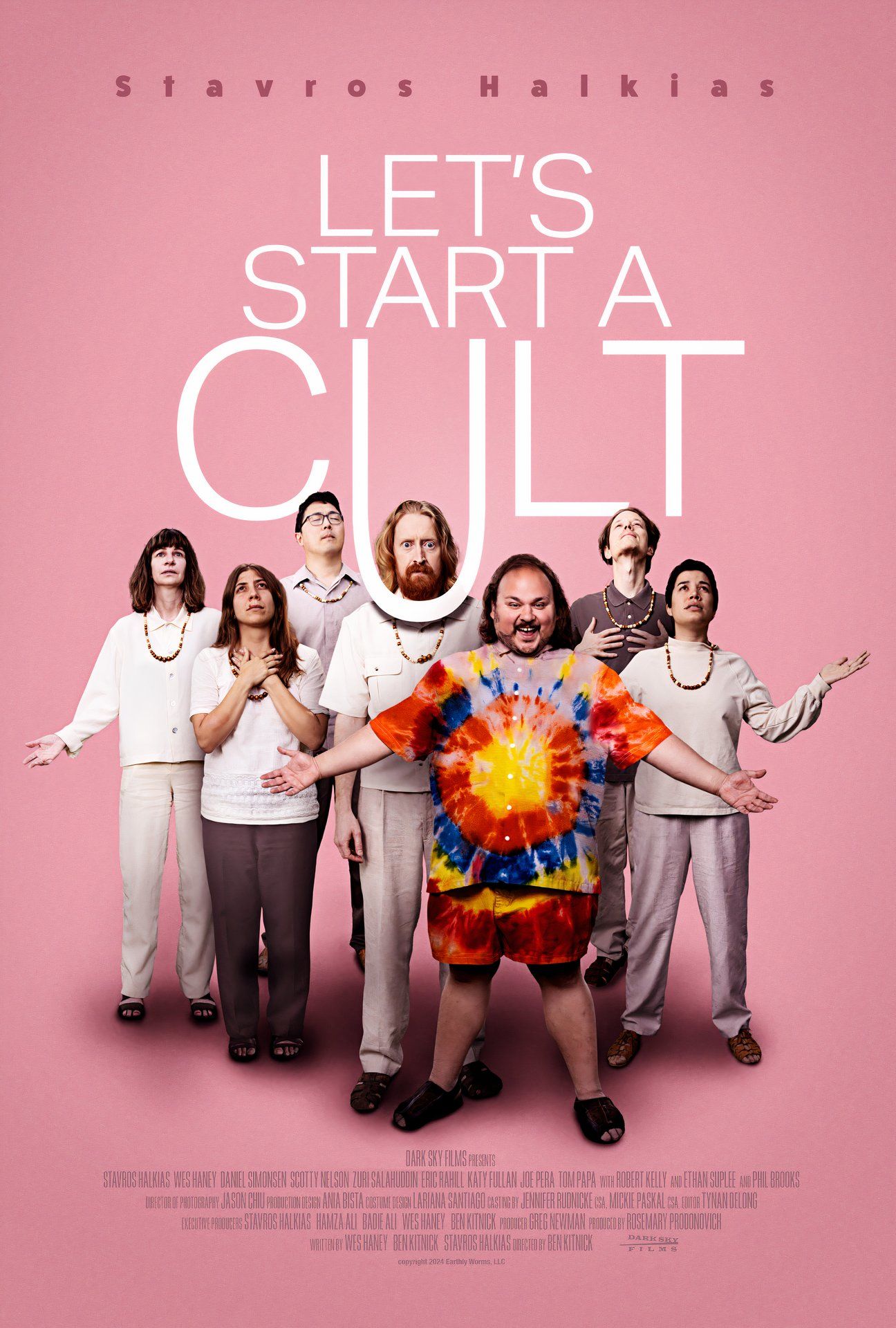 Let's Start a Cult Poster Reveals Stavros Halkias' Demented New Comedy