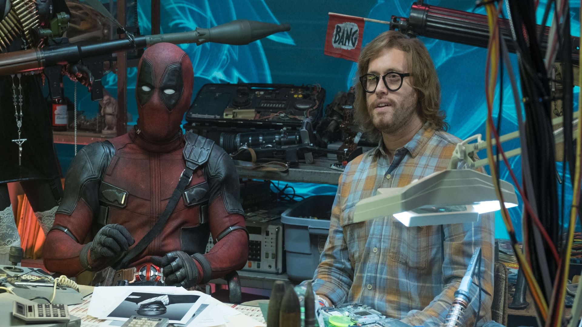 Ryan Reynolds & T.J. Miller in Deadpool