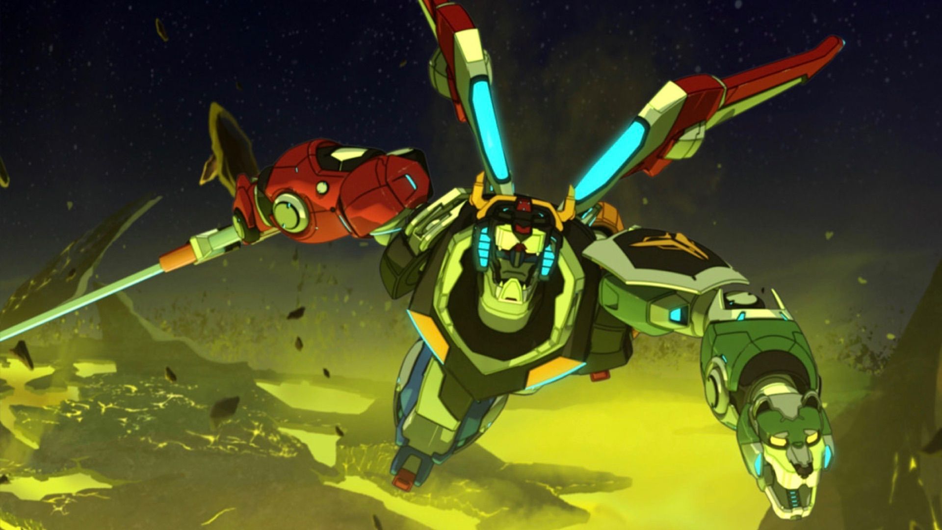 Voltron superrobot in Voltron: Legendary Defender series