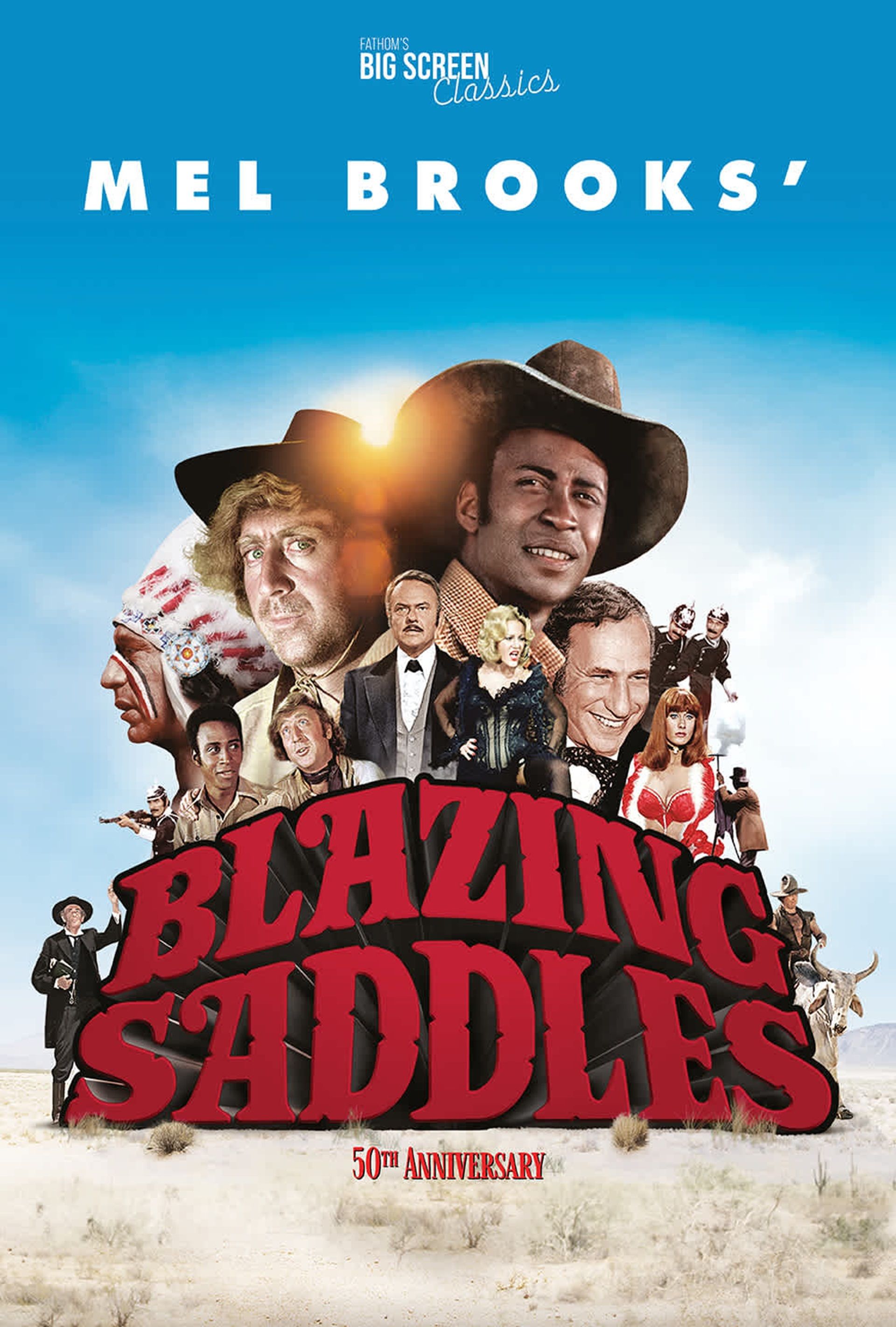 Controversial Mel Brooks Comedy Blazing Saddles Returns to Theaters for 50th Anniversary