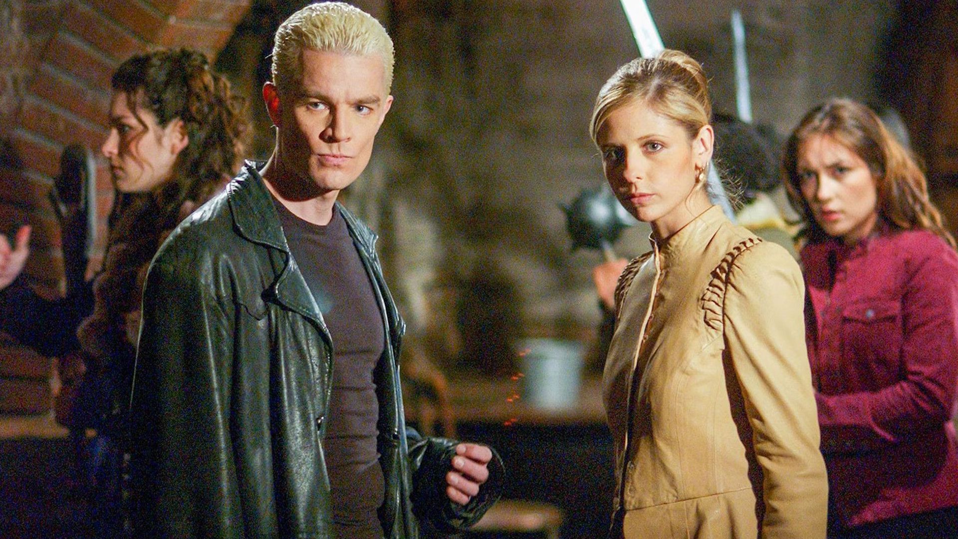 James Marsters and Sarah Michelle Gellar in Buffy the Vampire Slayer