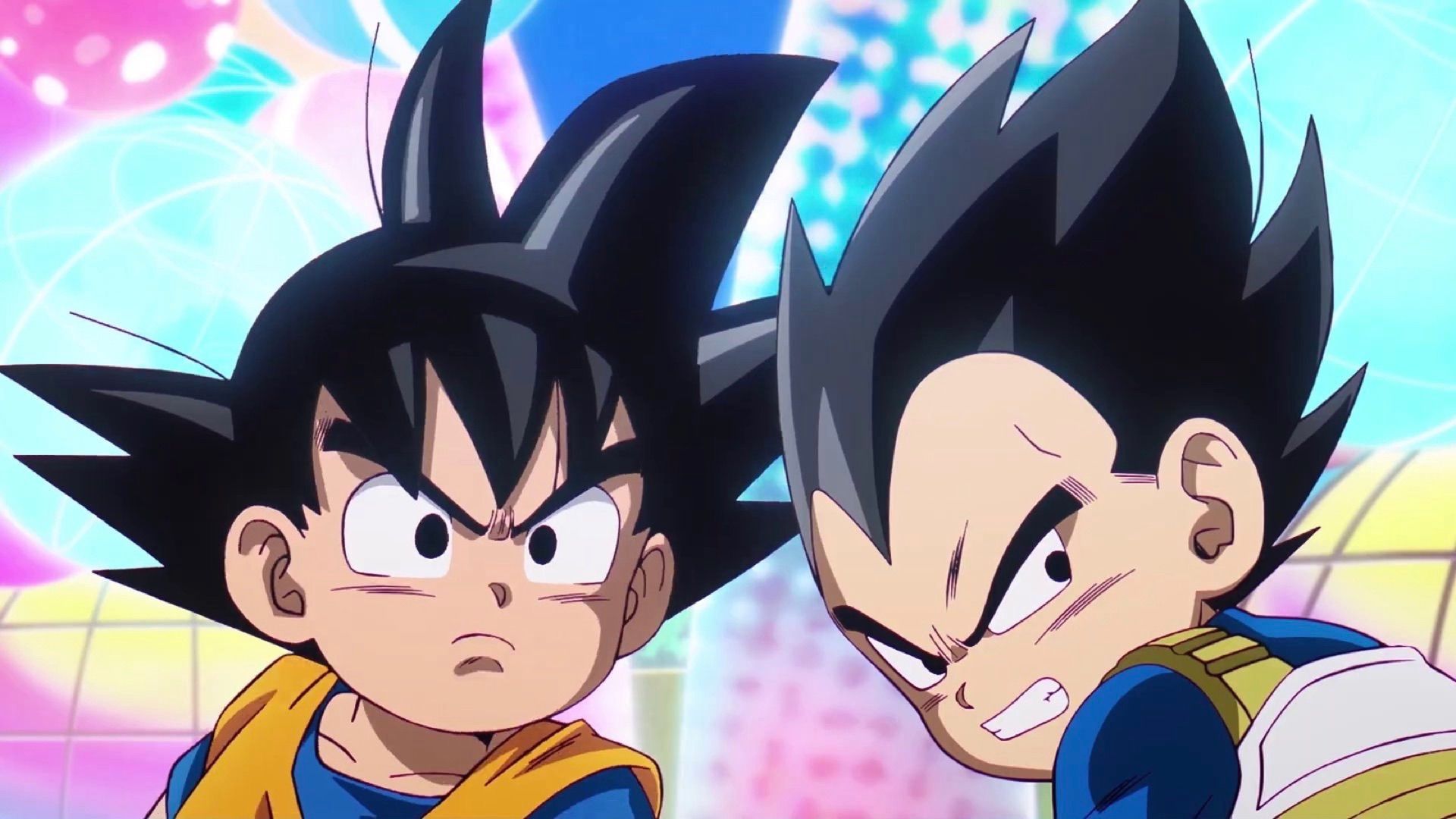 Goku and Vegeta in Dragon Ball Daima