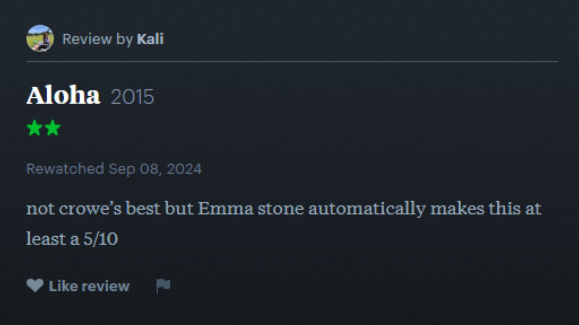 Aloha, Emma Stone's Worst Movie, Is Trending on Netflix