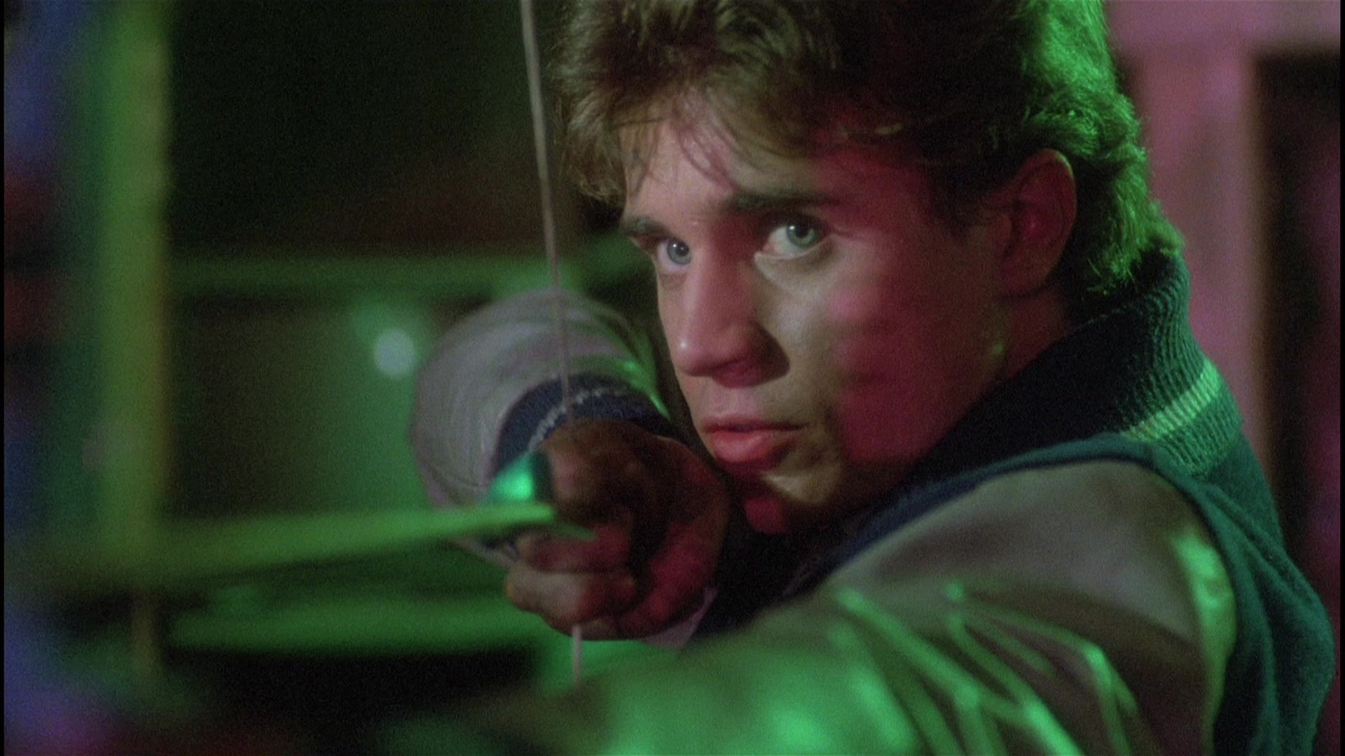 Keith Gets ready for a killshot in Vamp (1986). 