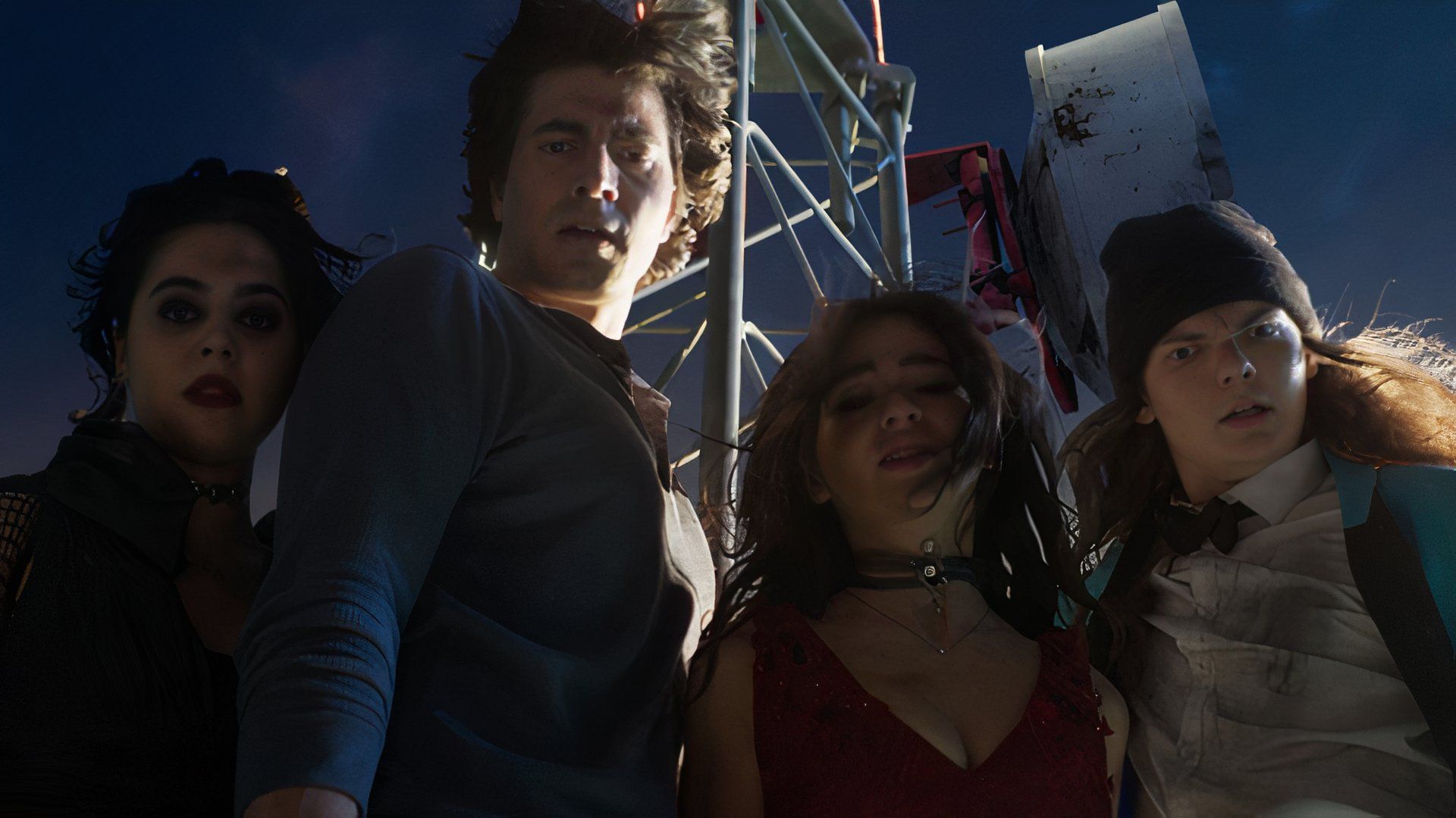 Brendan Routh and the cast of Ick