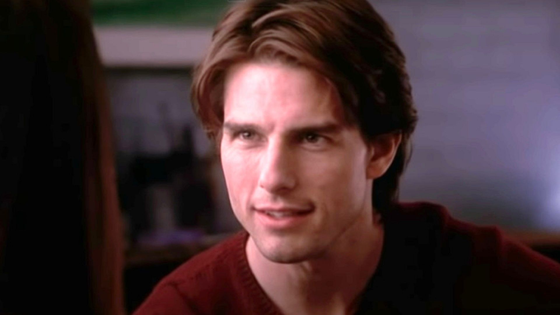 David, played by Tom Cruise, in Vanilla Sky.  